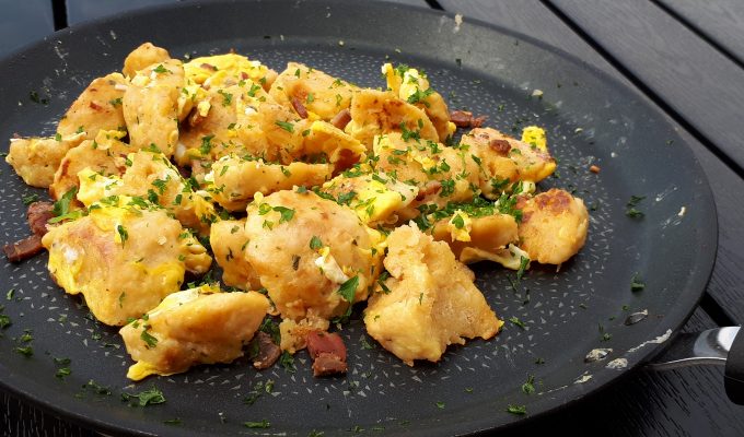 geröstete Knödel