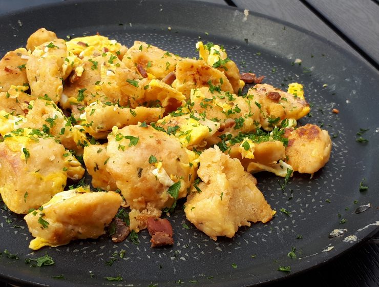 geröstete Knödel